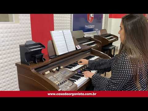 TOKAI MD 750S WENGUE - HINO 285 - GLÓRIA E LOUVOR A JESUS DAREI - CASA DAS ORGANISTAS