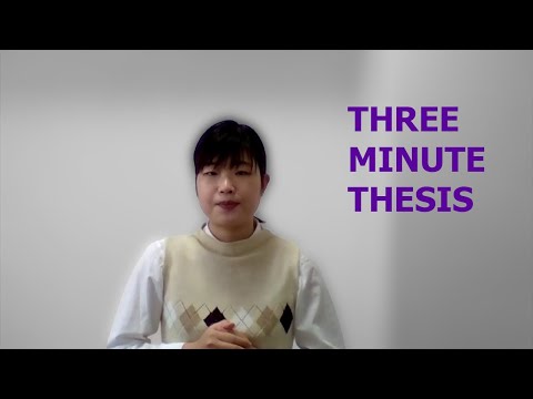 Three Minute Thesis (3MT) 2020 - Maho Ishibashi