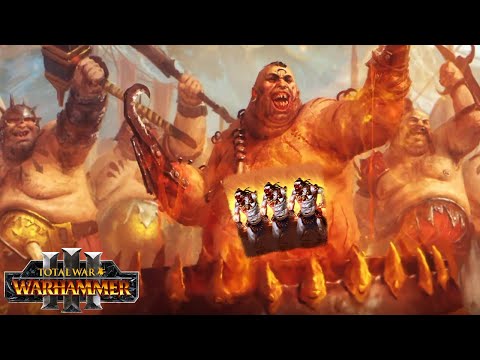 Skrag the Slaughterer's GORGER DOOMSTACK - Ogre Kingdoms Campaign Gameplay - Total War Warhammer 3