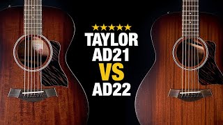 Video thumbnail for Taylor AD21e vs AD22e – What's the Difference? by Acoustic Letter