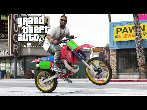 TROVO IL VECCHIO CROSS DI PAPÀ (CR250 2Tempi) - GTA 5 MOD VITA DA GANGSTER (6) #83