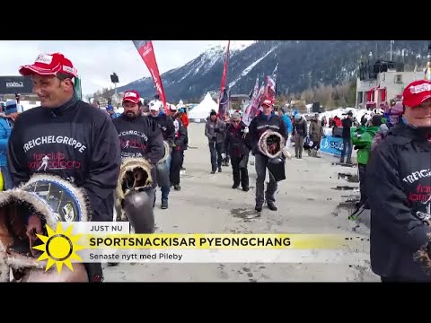 Sydkoreanska polisen förbjöd hejaklacken på OS – hör ljudet här - Nyhetsmorgon (TV4)