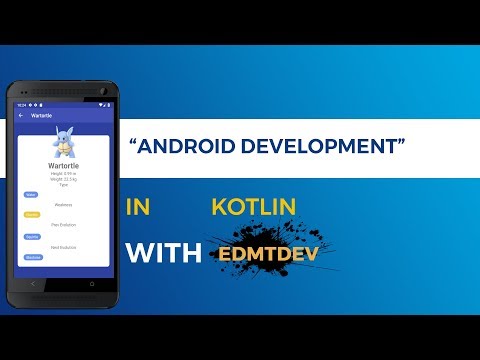 Kotlin Android Tutorial - Pokemon List App part 3 Display Pokemon Detail