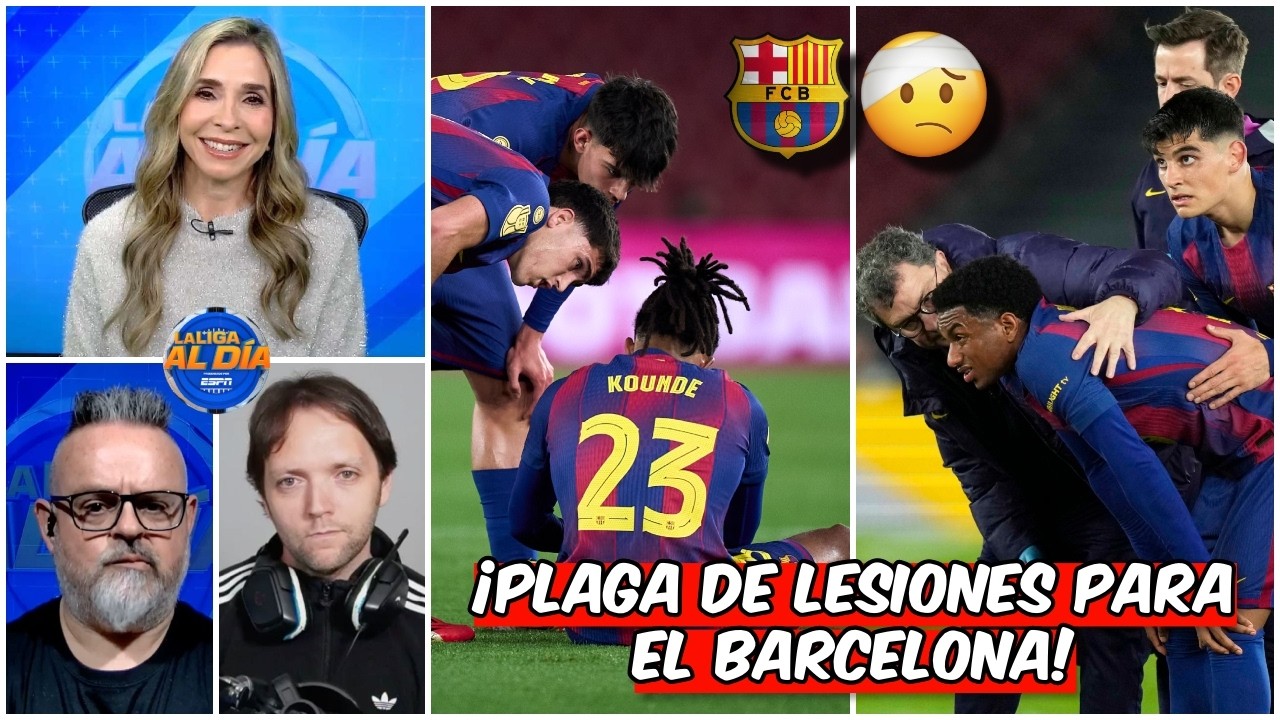 PREOCUPACIÓN! BARCELONA es un HOSPITAL y la DEFENSA del EQUIPO estará AÚN PEOR | La Liga Al Día