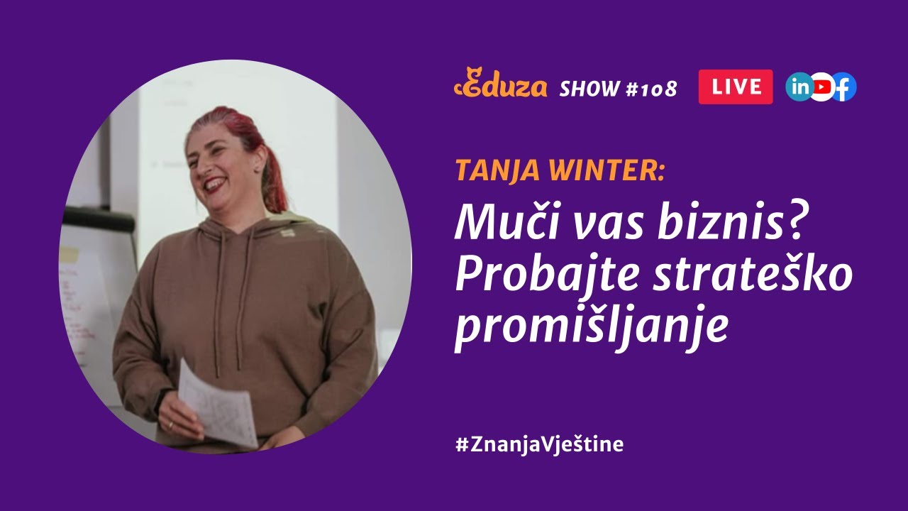 Muči vas biznis? Probajte strateško promišljanje | Tanja Winter | #108