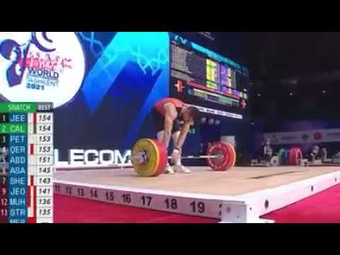 #sport #peshëngritje Briken Calja, Kampion Bote në Peshëngritje