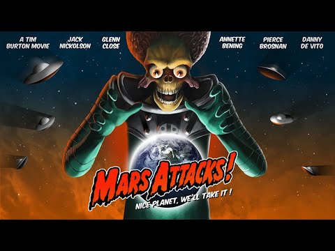 Mars Attacks! (1996) • HD Remastered Trailer #2 (Rare) [25th Anniversary]