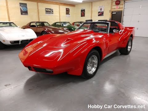 1972 Red Corvette Big Block Ecklers Widebody For Sale Video