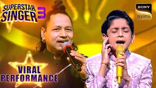 &#39;Teri Deewani&#39; पर Kailash Kher &amp; Aryan की रूहानी जुगलबंदी! | Superstar Singer 3 | Viral Performance