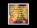 Bernhoft - Stay With Me Lyrics 