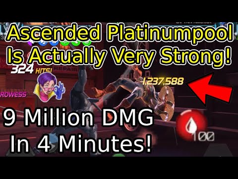 Rank 5 Ascended Platinumpool Surpasses His Limits! Max Boosted Damage Output! | MCOC