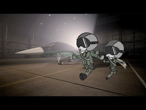 Monarch and Prez in the Su-34 (Project Wingman Animation)