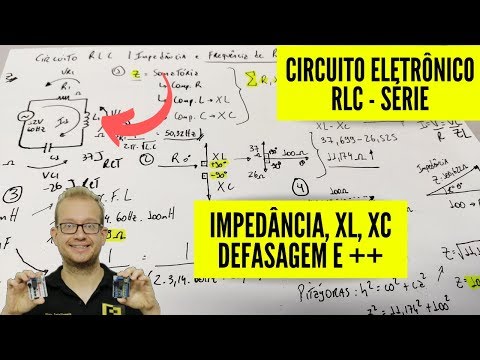 Circuito RLC Serie - Impedância - Frequência de Ressonância - Eletrônica Fácil