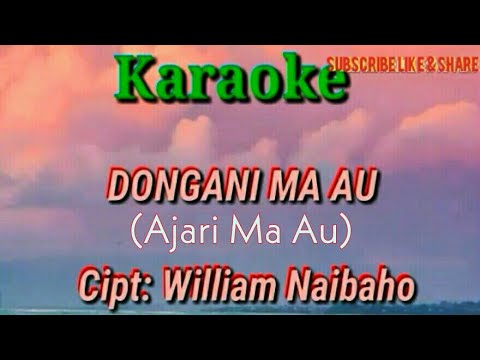 Karaoke Batak - Dongani Ma Au  Trio Elexis ( Karaoke Version )