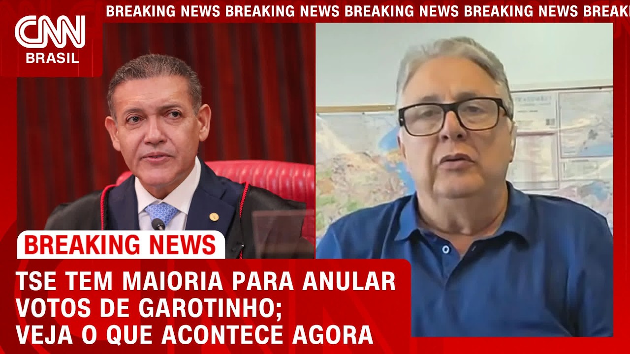 TSE forma maioria para anular votos de Garotinho ao governo do RJ | LIVE CNN