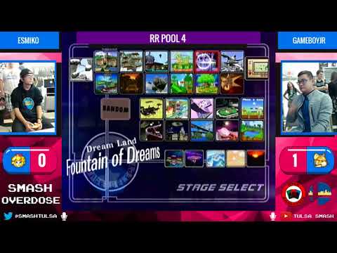 Smash Overdose 3 - Esmiko (Peach) vs Gameboyjr (Peach) - RR Pools