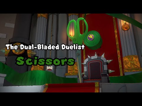 The Dual-Bladed Duelist boss fight [Paper Mario The Origami King] walkthrough