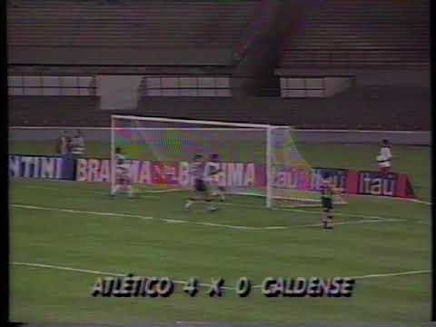 UBERLÂNDIA 0x2 CRUZEIRO + ATLÉTICO-MG 4x0 CALDENSE - Campeonato Mineiro 1996(Gols) - Globo Esporte