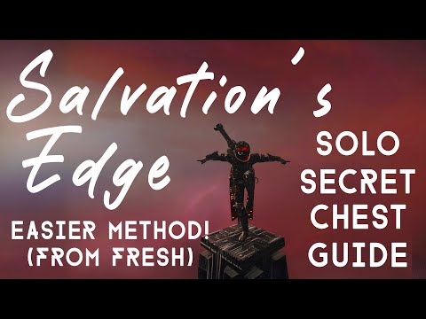 EASIER METHOD - How to get the Salvation’s Edge Secret Chest SOLO!