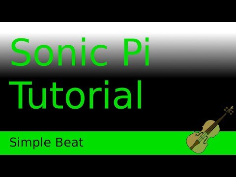 How to make a Simple Beat - Sonic Pi Tutorial