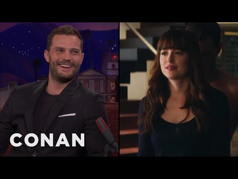 Dakota Johnson Taught Jamie Dornan How To Take Off Her Underwear | CONAN on TBS Video