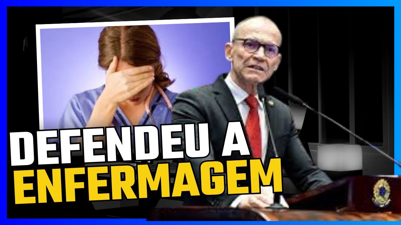 Senador Fabiano Contato rasga o verbo pela enfermagem
