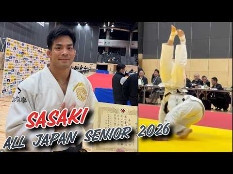 SASAKI returns at All Japan SENIOR Judo Championships 2026!