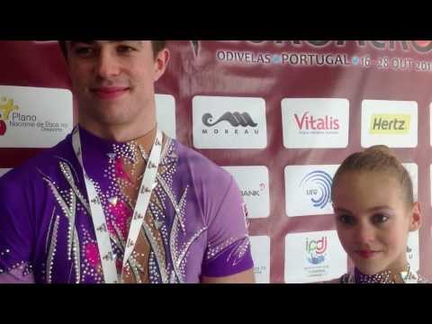 2013 Acro Euros - Alice Upcott and Dominic Smith interview
