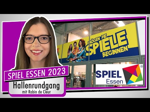 SPIEL 23 - Hallenrundgang mit Robin de Cleur - Aufbau - Vorschau - Spiel doch mal!