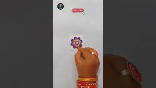 Beautiful Rakhi Make By Glitter Paper #shorts #youtubeshorts #viralvideo #rakhi #gifts  #craftway