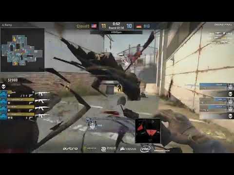 autimatic quad kill to secure the round M1Cache. BIG vs Cloud9 DreamHack Open Denver 2017