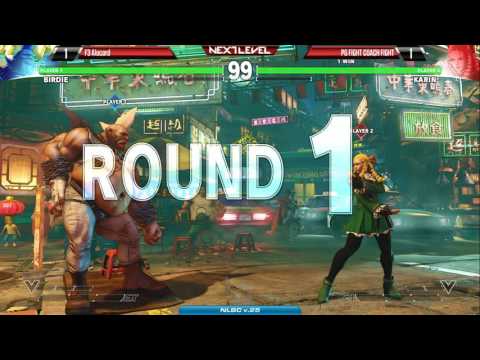 Street Fighter 5 Tournament: Next Level Battle Circuit V.25 - Alucard (Birdie) v Coach Steve (Karin)