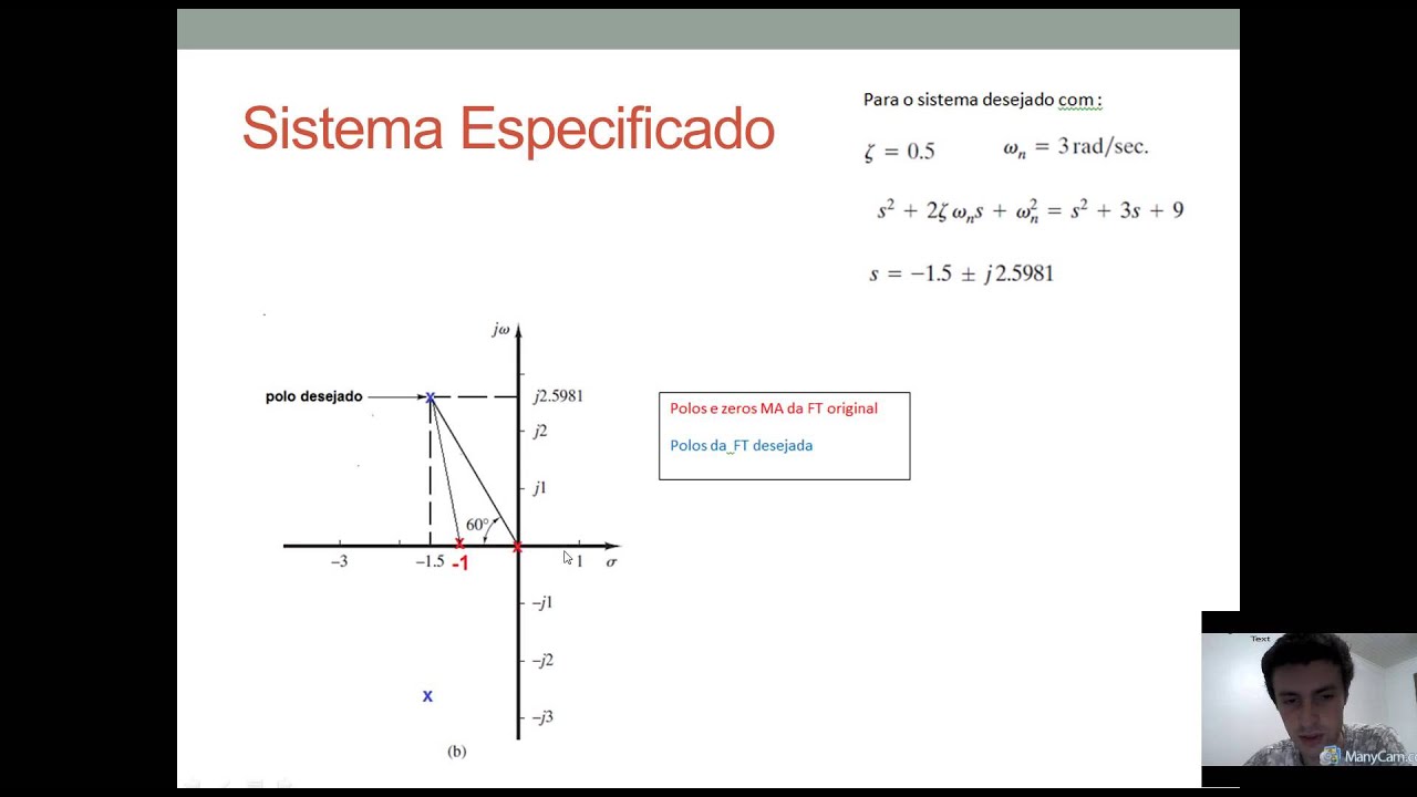 Compensadores por Avanço de fase via LGR ( 1/2)