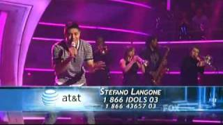 Stefano Langone _ End Of The Road - Boyz II Men _ American Idol Top 8 Movie Week.flv