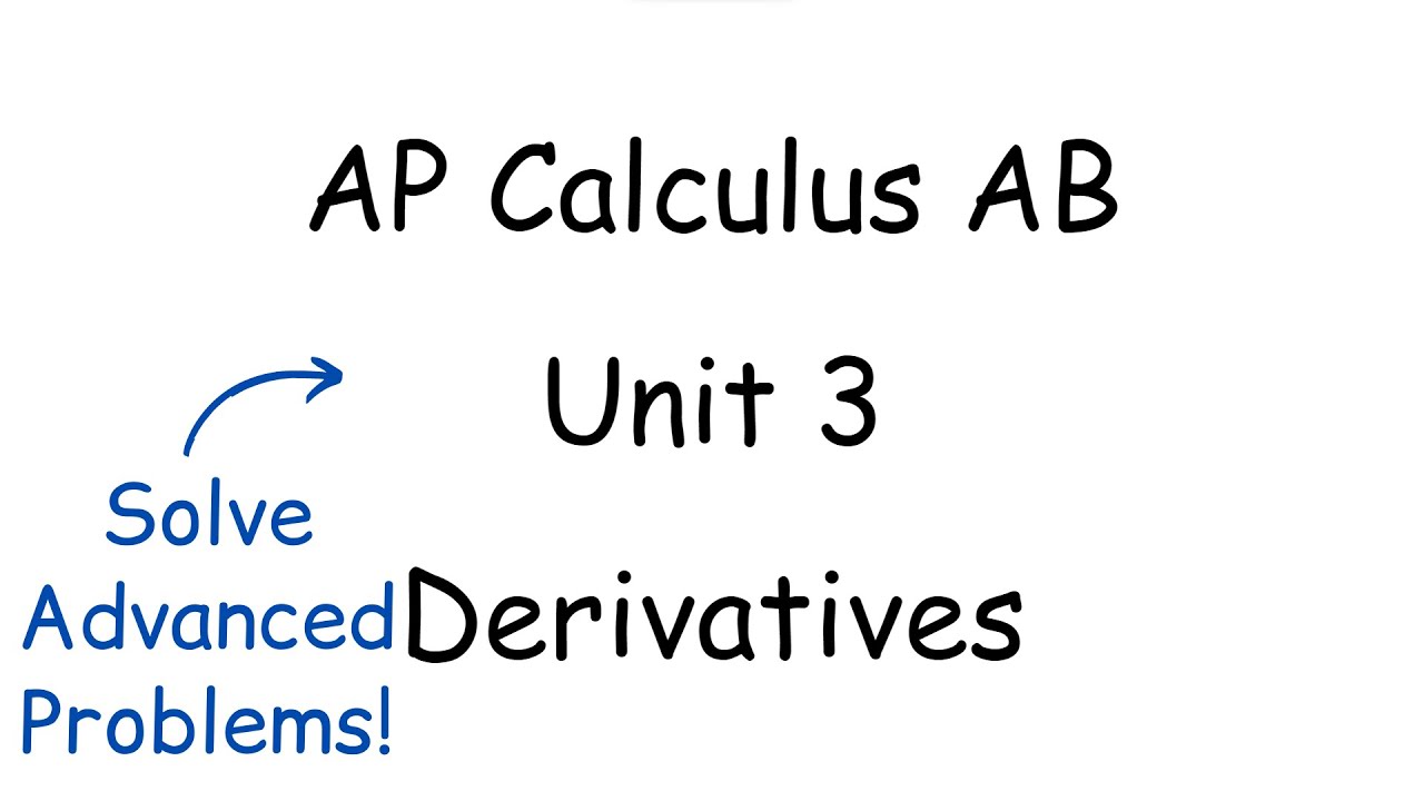 AP Calculus AB Unit 3 Review | Chain Rule, Implicit and Inverse Derivatives