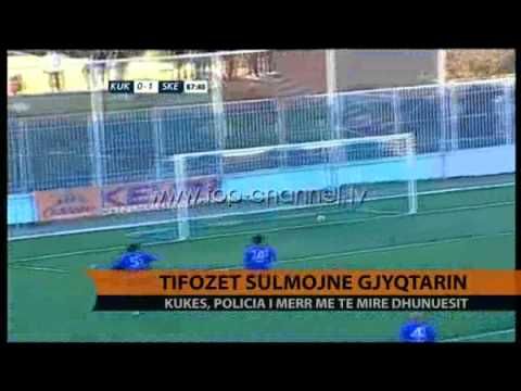 Kukës, tifozët sulmojnë gjyqtarin - Top Channel Albania - News - Lajme