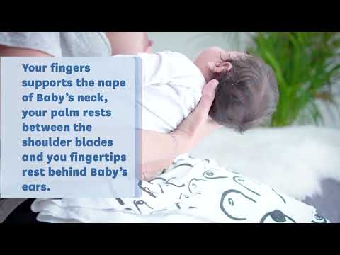 How to latch a baby using the exaggerated latch technique.