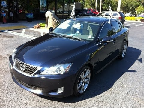 Autoline Preowned 2010 Lexus IS 250 For Sale Used Walk Around Review Test Drive Jacksonville