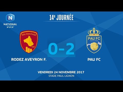 J14 : Rodez Aveyron F. - Pau FC (0-2), le replay