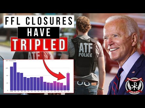 ALERT: ATF has TRIPLED FFL closures this year… Most in 16 YEARS by a long shot… Thumbnail