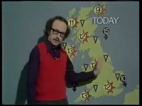 BBC Weather with Michael Fish 1974