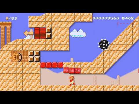 Rollin' Rock Valley by NatkatX - Super Mario Maker 2 - No Commentary 1bz