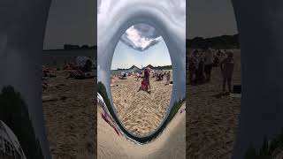 Sommer am Strand in Gdańsk (früher Danzig) - Brzeźno (früher Brösen)