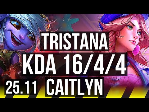 TRISTANA & Leona vs CAITLYN & Nami (ADC) | Legendary, 16/4/4 | EUW Master | 25.11