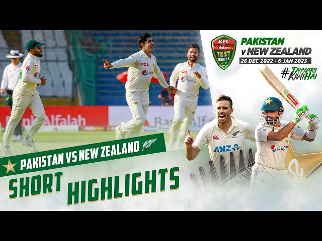 Short Highlights | Pakistan vs New Zealand | 2nd Test Day 1 | PCB | MZ2L