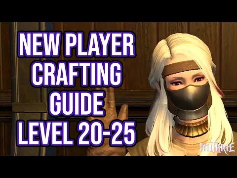 FFXIV 2.56 0597 New Player Crafting Guide Level 20 to 25