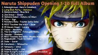 Download lagu Naruto Shippuden Opening Songs 1-20 Full Album mp3