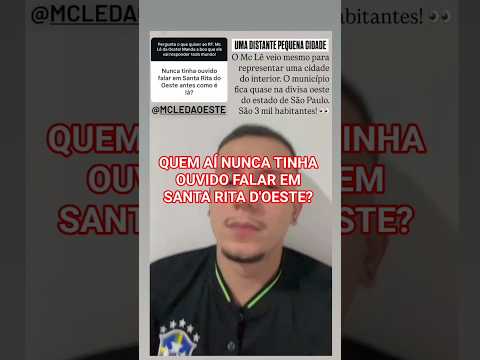 Santa Rita d'Oeste... onde é? #shorts #reality #game #jogo #producer #cast #realitytv
