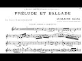 TRUMPET SOLO Prelude Et Ballade Guillaume Balay