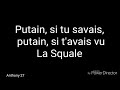 MOHA LA SQUALE MA BELLE PAROLES LYRICS MohaLaSquale MaBelle